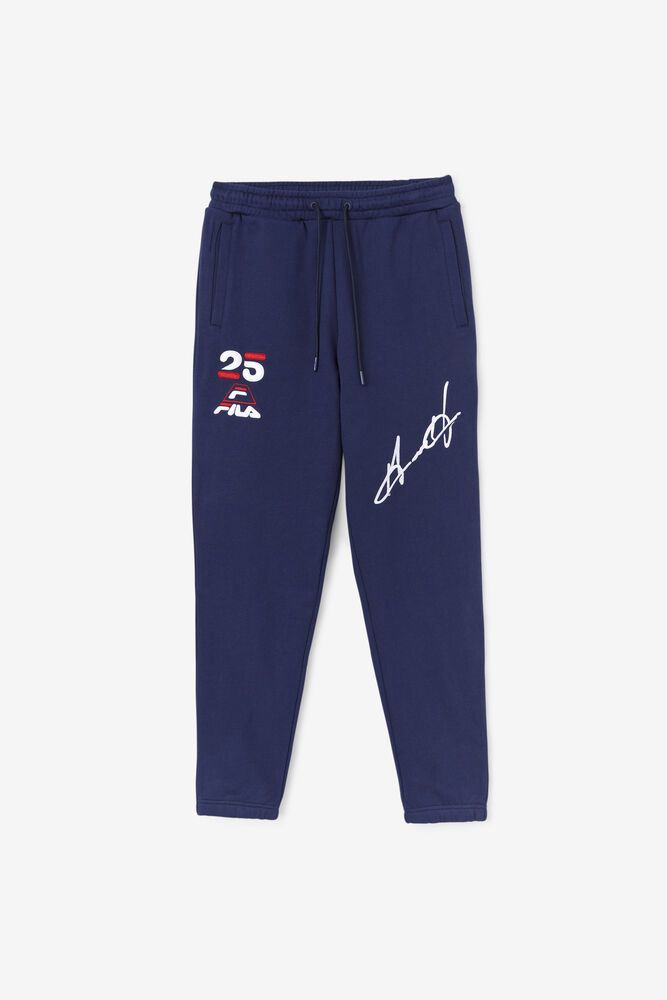 Fila Grant Hill Orson Navy Pants Mens - NZ 81420-SQWP